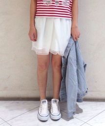 Another Edition | AE ORGANDY TUCK SKⅡ ◆(スカート)