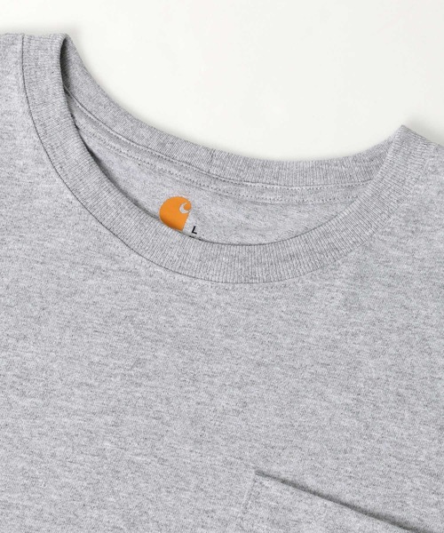 Carhartt(カーハート)の「carhartt/カーハート ビッグシルエット ワンポイント刺繍 ピスネーム ポケット ロングスリーブTシャツ(Tシャツ/カットソー・メンズ・ブラック/ダークブラウン/ネイビー/グレー/グリーン/ワイン/チャコール/ダークオリーブ/ブルー系その他/グリーン系その他/ホワイト・S/M/L/XL)」の15枚目の写真