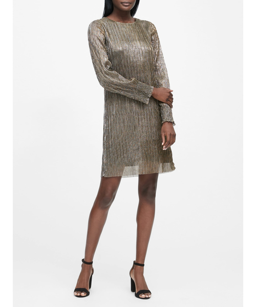 セール メタリック ボートネック シフトワンピース ワンピース Banana Republic バナナリパブリック のファッション通販 Zozotown