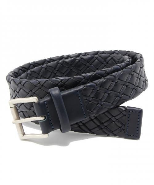 WILLIAM ウィリアム メッシュベルト ネイビー WILLIAM メッシュベルト