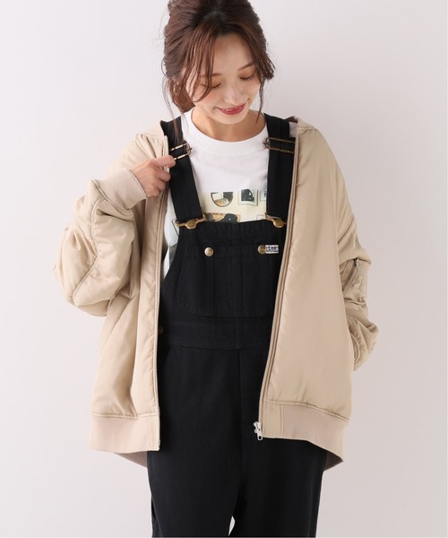 SLOBE IENA(スローブイエナ)の「BIG MA-1◆(ブルゾン)」|ベージュ