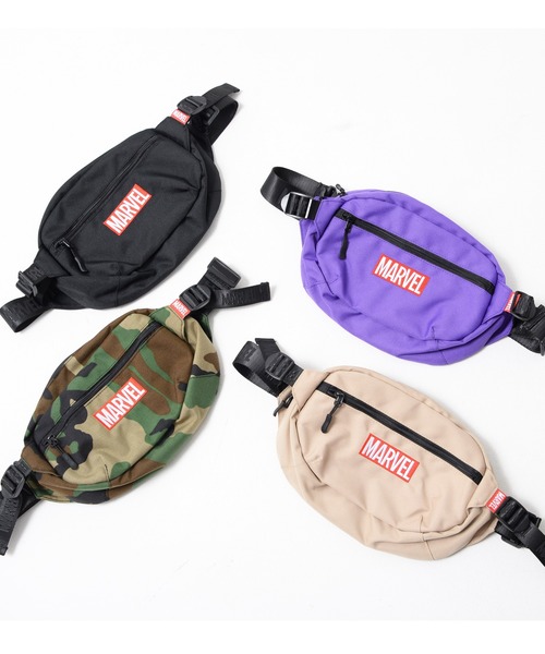MARVEL（マーベル）の「【MARVEL/マーベル】ウエストバッグ（ショルダーバッグ・メンズ・ブラック/ベージュ/パープル/カモフラージュ・FREE）」の8枚目の写真