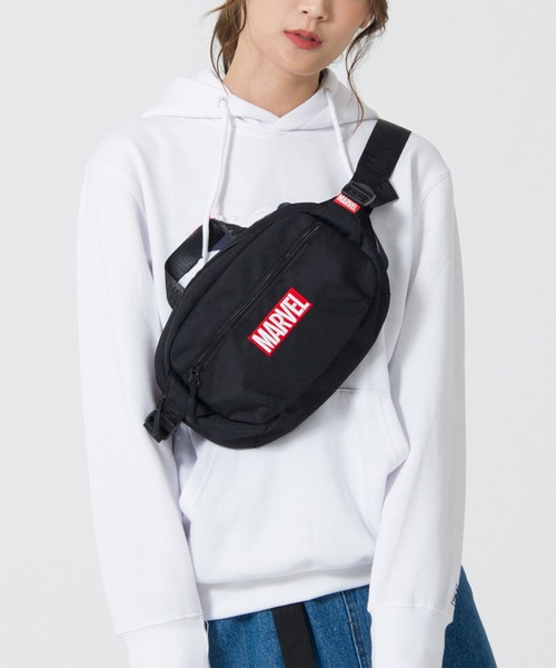 MARVEL（マーベル）の「【MARVEL/マーベル】ウエストバッグ（ショルダーバッグ・メンズ・ブラック/ベージュ/パープル/カモフラージュ・FREE）」の14枚目の写真