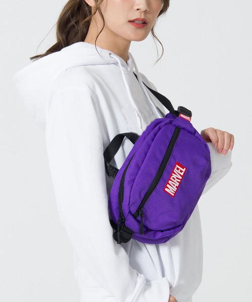 MARVEL（マーベル）の「【MARVEL/マーベル】ウエストバッグ（ショルダーバッグ・メンズ・ブラック/ベージュ/パープル/カモフラージュ・FREE）」の16枚目の写真