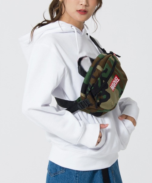 MARVEL（マーベル）の「【MARVEL/マーベル】ウエストバッグ（ショルダーバッグ・メンズ・ブラック/ベージュ/パープル/カモフラージュ・FREE）」の17枚目の写真