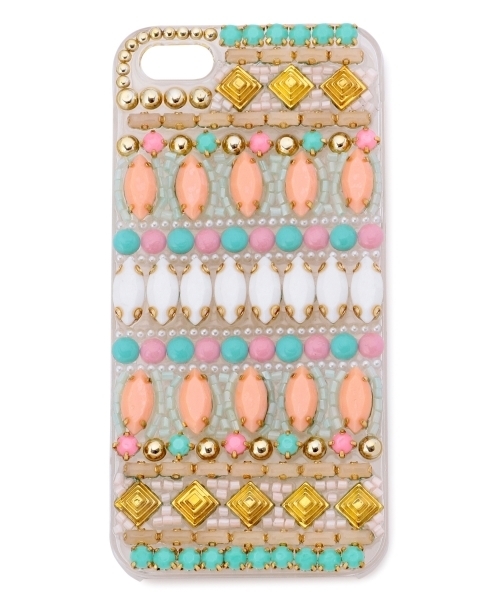 Another Edition（アナザーエディション）の「DRESSTIC BEADS iPhone/C（スマホケース/カバー・レディース・ピンク/ライム・フリー）」の2枚目の写真