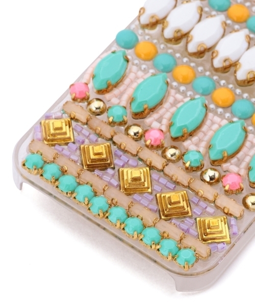 Another Edition（アナザーエディション）の「DRESSTIC BEADS iPhone/C（スマホケース/カバー・レディース・ピンク/ライム・フリー）」の4枚目の写真