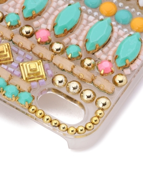Another Edition（アナザーエディション）の「DRESSTIC BEADS iPhone/C（スマホケース/カバー・レディース・ピンク/ライム・フリー）」の3枚目の写真