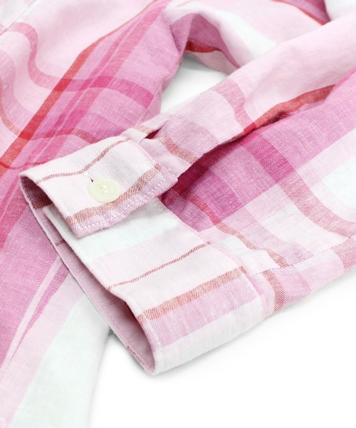 RNA（アールエヌエー）の「B2538 スプリングチェックダディシャツ（シャツ/ブラウス・レディース・ブラック/ピンク/ブルー・MEDIUM）」の14枚目の写真
