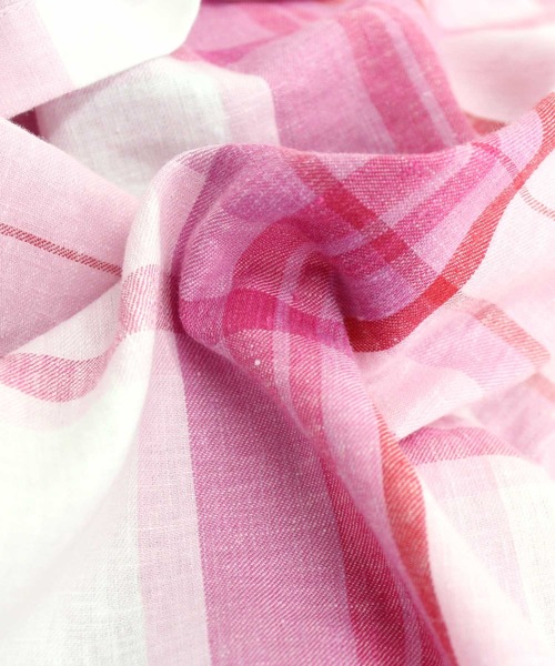 RNA（アールエヌエー）の「B2538 スプリングチェックダディシャツ（シャツ/ブラウス・レディース・ブラック/ピンク/ブルー・MEDIUM）」の17枚目の写真