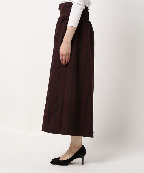 axes femme(アクシーズファム)の「センタージップワイドパンツ(その他パンツ・レディース・ダークブラウン/ネイビー/ワイン・MEDIUM)」の4枚目の写真