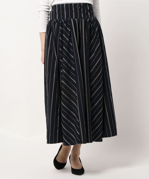 axes femme(アクシーズファム)の「センタージップワイドパンツ(その他パンツ・レディース・ダークブラウン/ネイビー/ワイン・MEDIUM)」の6枚目の写真