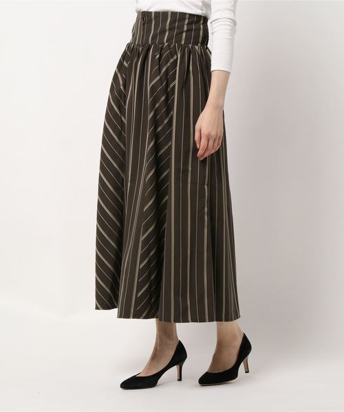 axes femme(アクシーズファム)の「センタージップワイドパンツ(その他パンツ・レディース・ダークブラウン/ネイビー/ワイン・MEDIUM)」の7枚目の写真