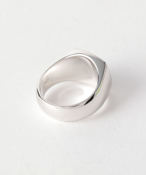 TOM WOOD(トムウッド)の「<TOM WOOD(トムウッド)> GREEN MARBLE C W/リング □□ ¨(リング・メンズ・ダークグリーン・48/56/52/50)」の5枚目の写真