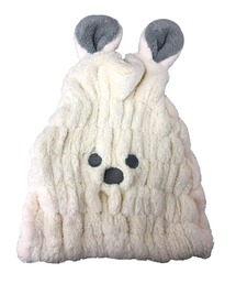 DAY CLOSET（デイ クローゼット）の「キッズ パイル生地ふんわりクマさんタオルキャップ（ヘアバンド）」