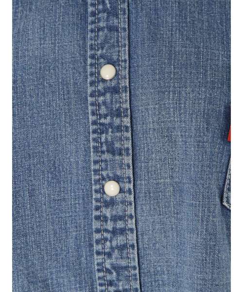 Ungrid（アングリッド）の「ルーズショートダメージデニムシャツ（シャツ/ブラウス・レディース・ブルー・FREE）」の4枚目の写真