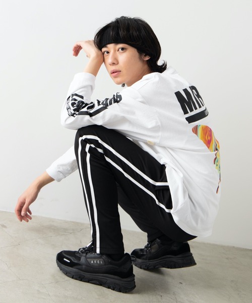 WEGO（ウィゴー）の「WEGO/PhotoビッグシルエットロンT（Tシャツ/カットソー・メンズ・ホワイト/ブラック/グリーン/ホワイト系その他/その他3/その他2/その他1/その他4・MEDIUM/LARGE）」の12枚目の写真