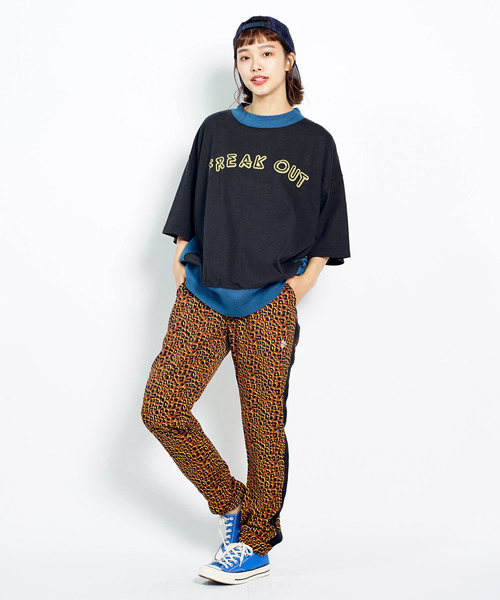 ALDIES(アールディーズ)の「Freak Out Big T / フリークアウトビッグT(Tシャツ/カットソー・メンズ・ブラック/グリーン/ブラウン/イエロー・FREE)」の5枚目の写真