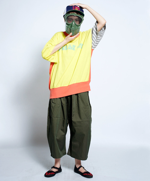 ALDIES(アールディーズ)の「Freak Out Big T / フリークアウトビッグT(Tシャツ/カットソー・メンズ・ブラック/グリーン/ブラウン/イエロー・FREE)」の13枚目の写真