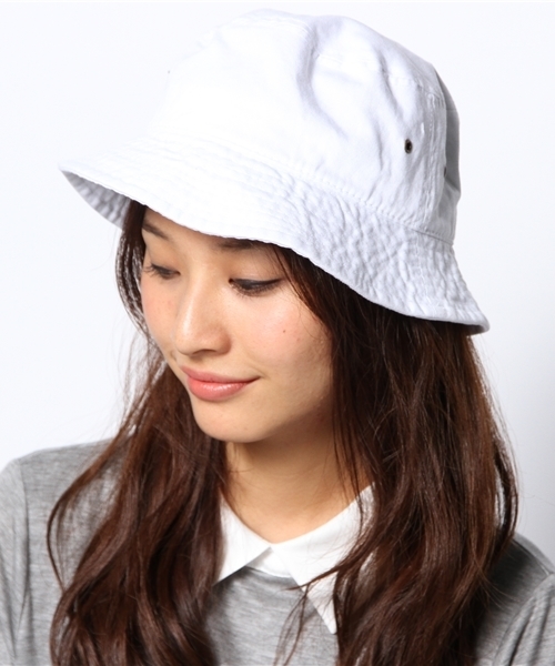newhattan（ニューハッタン）の「WEGO/NEWHATTANバケットハット（ハット・メンズ・ホワイト/ネイビー/ブラック・MEDIUM/LARGE）」の4枚目の写真