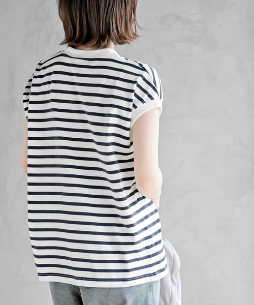 rps(アールピーエス)の「プチハイネックプルオーバー(Tシャツ/カットソー・レディース・ネイビー/ベージュ/パープル/ダークグリーン/ブラック/ブルー/アイボリー/その他/グレイッシュベージュ/マスタード/モカ/ブラック系その他2/ライトカーキ・M/フリー)」の20枚目の写真