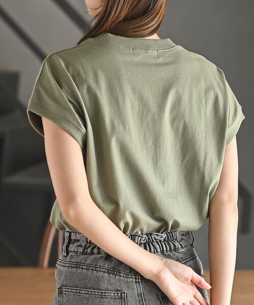 rps(アールピーエス)の「プチハイネックプルオーバー(Tシャツ/カットソー・レディース・ネイビー/ベージュ/パープル/ダークグリーン/ブラック/ブルー/アイボリー/その他/グレイッシュベージュ/マスタード/モカ/ブラック系その他2/ライトカーキ・M/フリー)」の17枚目の写真