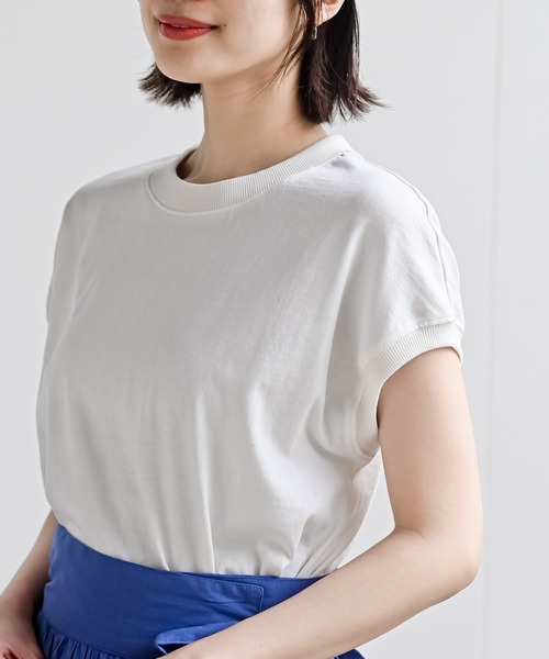 rps(アールピーエス)の「プチハイネックプルオーバー(Tシャツ/カットソー・レディース・ネイビー/ベージュ/パープル/ダークグリーン/ブラック/ブルー/アイボリー/その他/グレイッシュベージュ/マスタード/モカ/ブラック系その他2/ライトカーキ・M/フリー)」の2枚目の写真