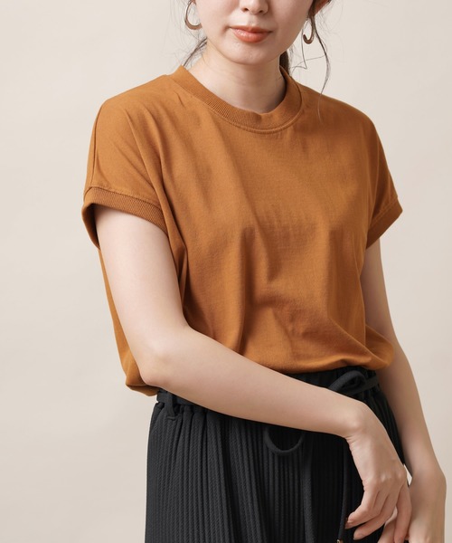 rps(アールピーエス)の「プチハイネックプルオーバー(Tシャツ/カットソー・レディース・ネイビー/ベージュ/パープル/ダークグリーン/ブラック/ブルー/アイボリー/その他/グレイッシュベージュ/マスタード/モカ/ブラック系その他2/ライトカーキ・M/フリー)」の13枚目の写真