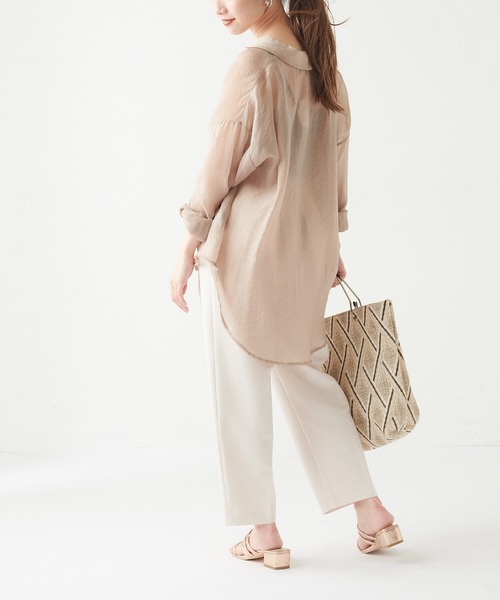 natural couture（ナチュラルクチュール）の「【WEB限定】プチプラ美シルエットテーパードXSサイズ（その他パンツ・レディース・ブラック/グリーン/ミント/ラベンダー/アイボリー/オレンジ/イエロー・X-SMALL）」の20枚目の写真