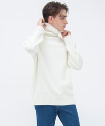 F（エフ） | 【F】ダブルスリーブタートルネック(ニット/セーター)