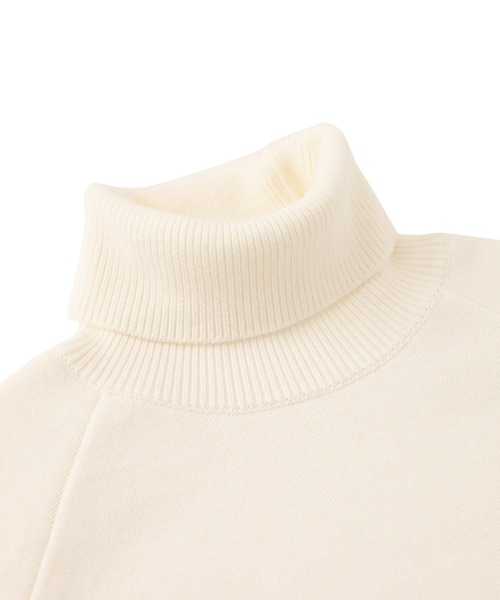 F（エフ）（エフ）の「【F】ダブルスリーブタートルネック（ニット/セーター・メンズ・ホワイト/ブラック・1/2）」の8枚目の写真
