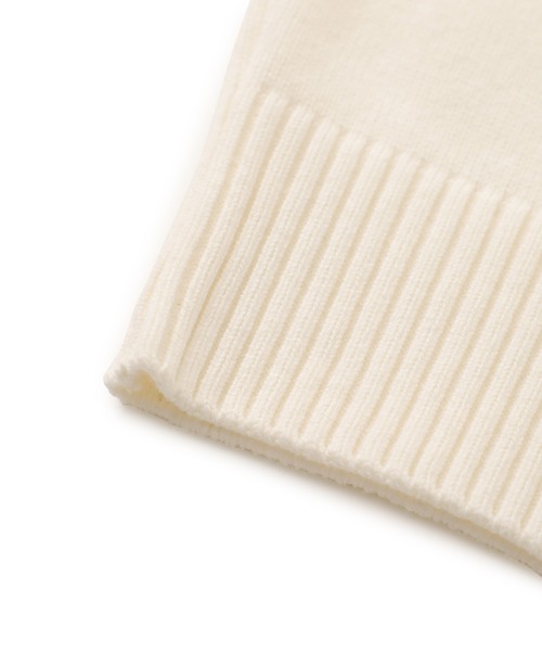 F（エフ）（エフ）の「【F】ダブルスリーブタートルネック（ニット/セーター・メンズ・ホワイト/ブラック・1/2）」の13枚目の写真