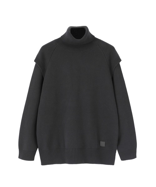 F（エフ）（エフ）の「【F】ダブルスリーブタートルネック（ニット/セーター・メンズ・ホワイト/ブラック・1/2）」の17枚目の写真