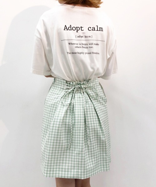 one after another NICE CLAUP(ワンアフターアナザーナイスクラップ)の「うしろレースアップミニスカート(スカート・レディース・グリーン/ブラック/ブラウン/ベージュ・FREE)」の11枚目の写真