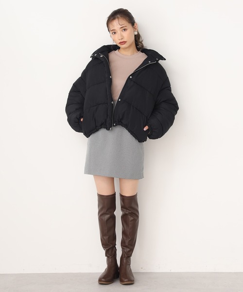 one after another NICE CLAUP(ワンアフターアナザーナイスクラップ)の「うしろレースアップミニスカート(スカート・レディース・グリーン/ブラック/ブラウン/ベージュ・FREE)」の20枚目の写真