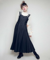 Candy Stripper | PLEATS DENIM ドレス(ワンピース)