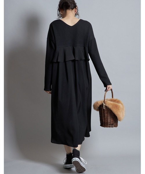 リブニットカットワンピース ワンピース Nostalgia アンドドットノスタルジア のファッション通販 Zozotown