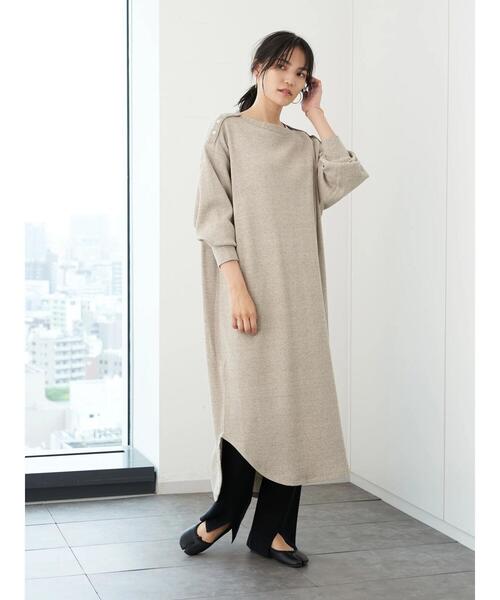 AMERICAN HOLIC（アメリカンホリック）の「裾スリットリブニットレギンス●＊（レギンス/スパッツ・レディース・グレイッシュベージュ/ブラック・M/L）」の8枚目の写真