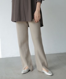 AMERICAN HOLIC | 裾スリットリブニットレギンス●＊(レギンス/スパッツ)