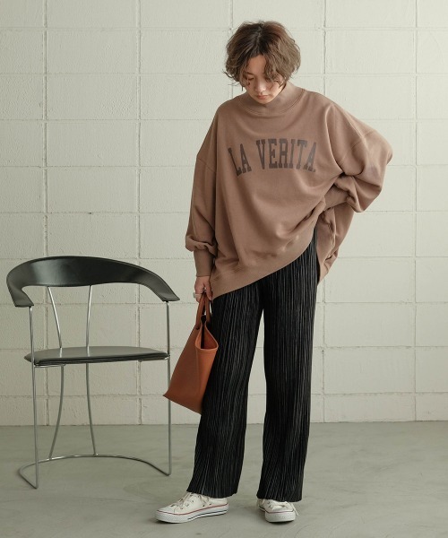 Bab（バブ）の「カットプリーツパンツ（その他パンツ・レディース・ブラック/ブラウン/アイボリー/グレー・FREE）」の22枚目の写真