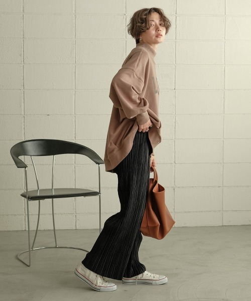 Bab（バブ）の「カットプリーツパンツ（その他パンツ・レディース・ブラック/ブラウン/アイボリー/グレー・FREE）」の19枚目の写真