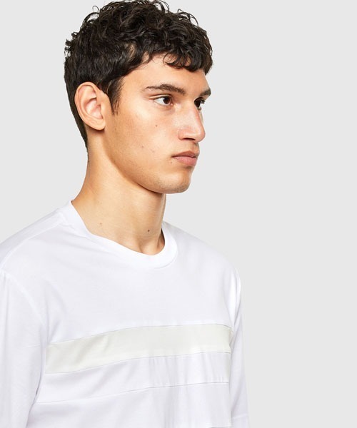 Diesel ディーゼル のファッション Tシャツ カットソー ボーダー Tシャツ 半袖 メンズ トップス クルーネック Tシャツ カットソー 半袖 トップ