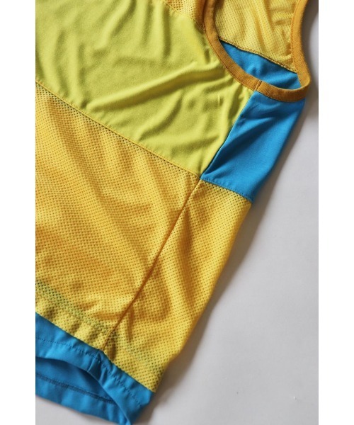 AlexanderLeeChang(アレキサンダーリーチャン)の「AlexanderLeeChang/アレキサンダーリーチャン MESH TANK(タンクトップ・メンズ・ブラック/グレー/イエロー・2/3)」の9枚目の写真