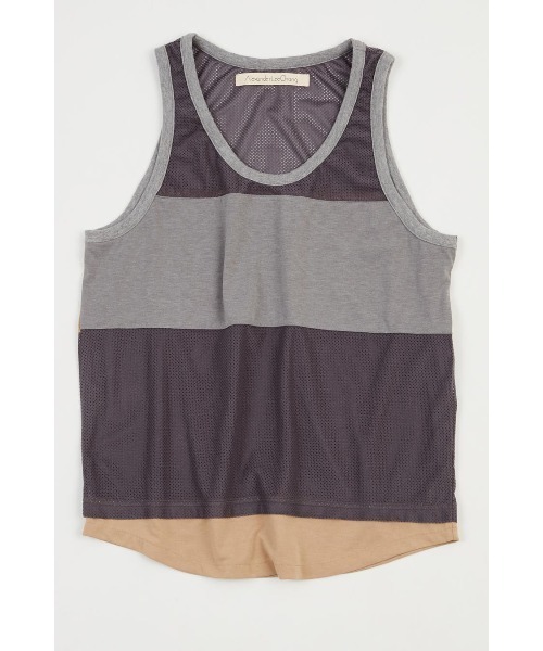 AlexanderLeeChang(アレキサンダーリーチャン)の「AlexanderLeeChang/アレキサンダーリーチャン MESH TANK(タンクトップ・メンズ・ブラック/グレー/イエロー・2/3)」の13枚目の写真