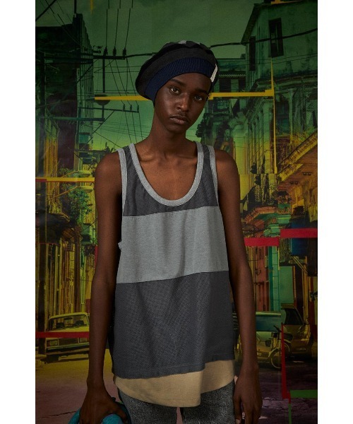AlexanderLeeChang(アレキサンダーリーチャン)の「AlexanderLeeChang/アレキサンダーリーチャン MESH TANK(タンクトップ・メンズ・ブラック/グレー/イエロー・2/3)」の22枚目の写真