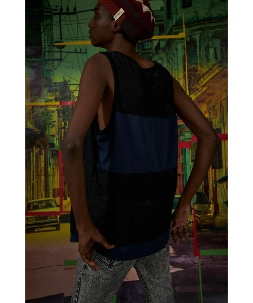 AlexanderLeeChang(アレキサンダーリーチャン)の「AlexanderLeeChang/アレキサンダーリーチャン MESH TANK(タンクトップ・メンズ・ブラック/グレー/イエロー・2/3)」の20枚目の写真