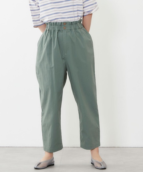 POU DOU DOU（プードゥドゥ）の「ウエストフリルペグトップパンツ（その他パンツ・レディース・ブラック/ミント/キナリ/ネイビー・3）」の15枚目の写真