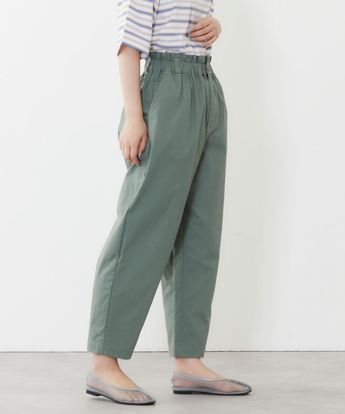 POU DOU DOU（プードゥドゥ）の「ウエストフリルペグトップパンツ（その他パンツ・レディース・ブラック/ミント/キナリ/ネイビー・3）」の16枚目の写真