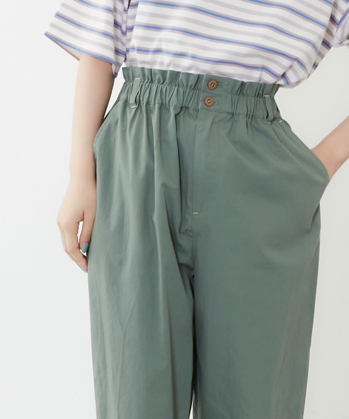 POU DOU DOU（プードゥドゥ）の「ウエストフリルペグトップパンツ（その他パンツ・レディース・ブラック/ミント/キナリ/ネイビー・3）」の18枚目の写真