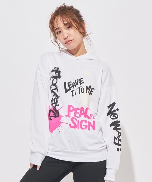 ラクガキロゴパーカー 48a パーカー Babydoll ベビードール のファッション通販 Zozotown